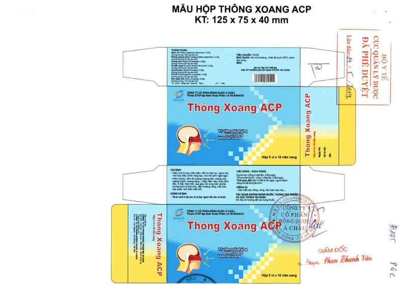 thông tin, cách dùng, giá thuốc Thông xoang ACP - ảnh 0