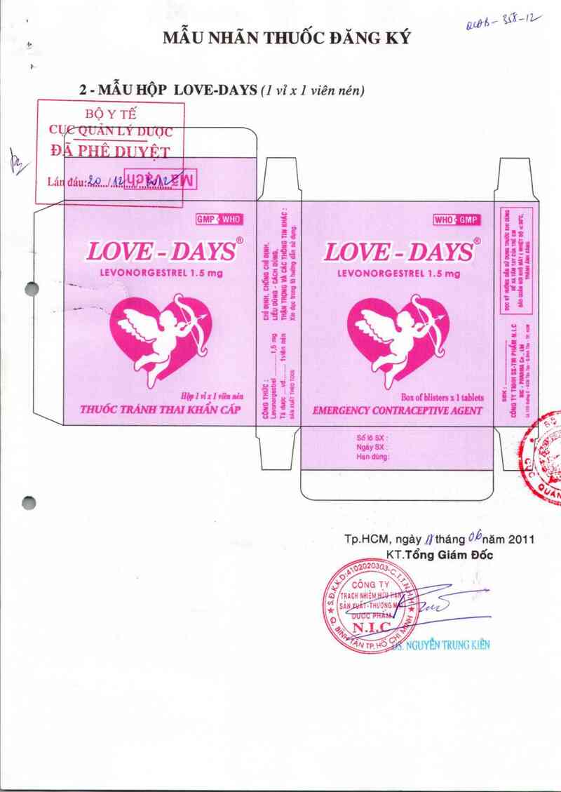 thông tin, cách dùng, giá thuốc Love-Days - ảnh 0