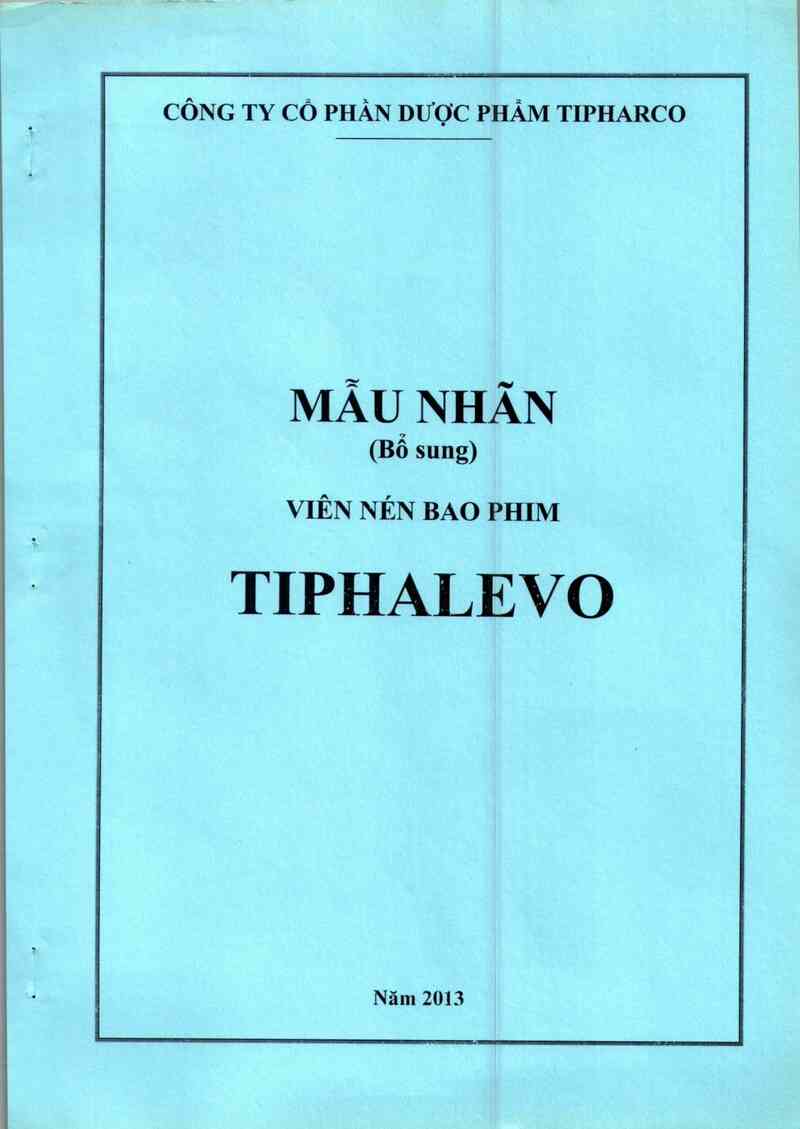 thông tin, cách dùng, giá thuốc Tiphalevo - ảnh 0