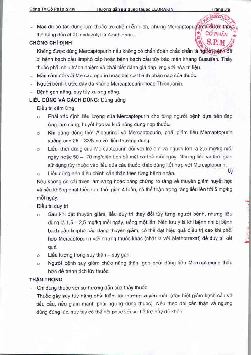 thông tin, cách dùng, giá thuốc Leurakin - ảnh 3