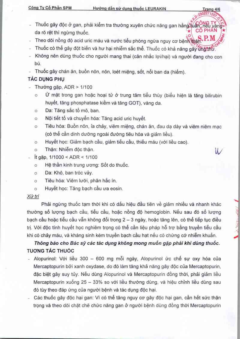 thông tin, cách dùng, giá thuốc Leurakin - ảnh 4