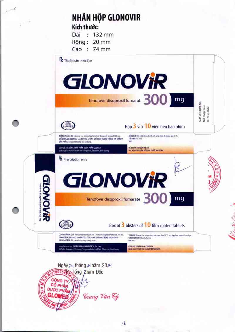 thông tin, cách dùng, giá thuốc Glonovir - ảnh 1