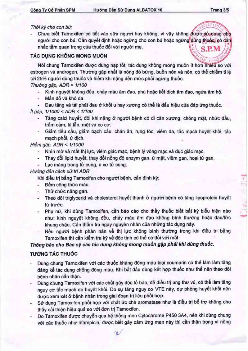 thông tin, cách dùng, giá thuốc Albatox 10 - ảnh 3