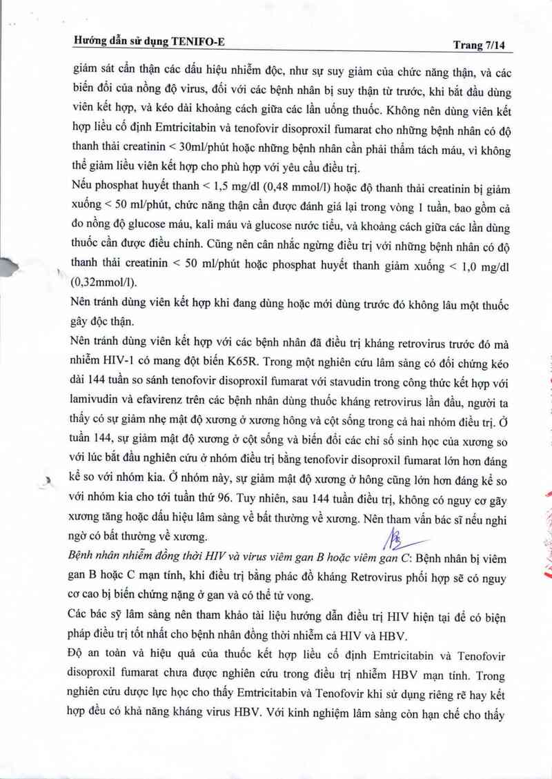 thông tin, cách dùng, giá thuốc Tenifo-E - ảnh 8