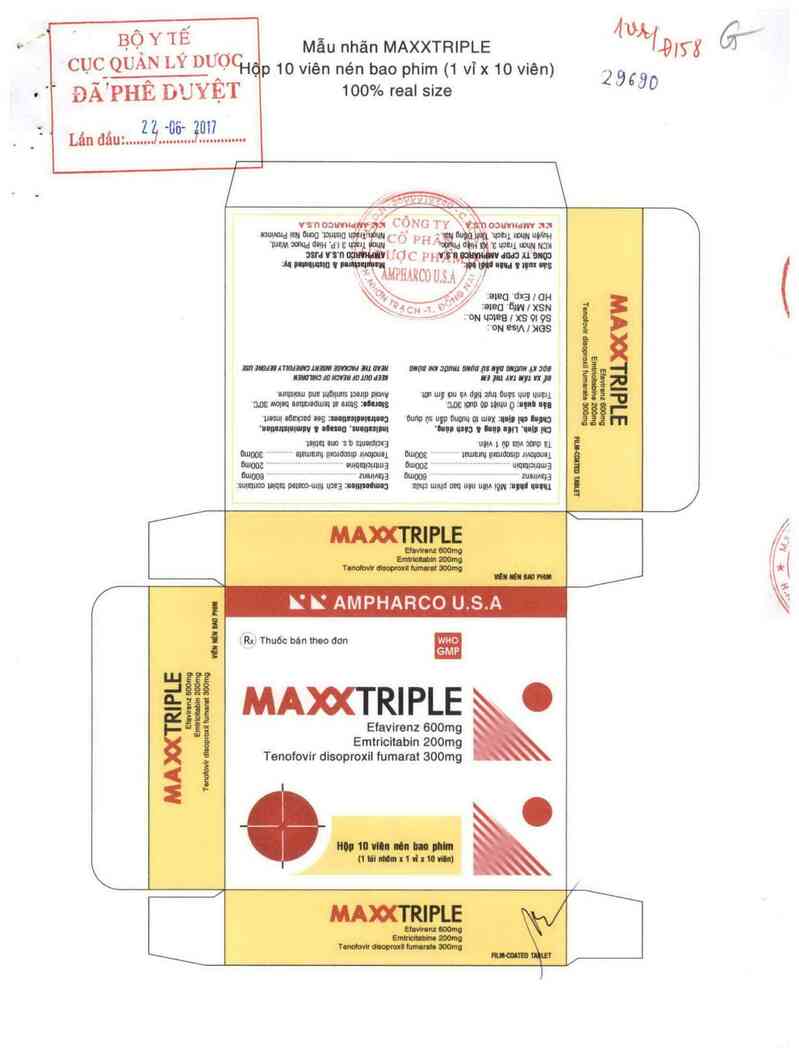 thông tin, cách dùng, giá thuốc Maxxtriple - ảnh 0