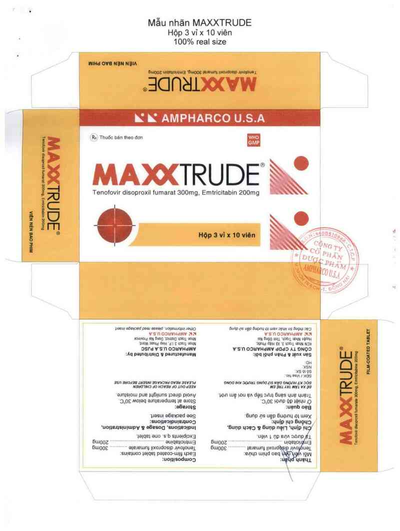 thông tin, cách dùng, giá thuốc Maxxtrude - ảnh 1