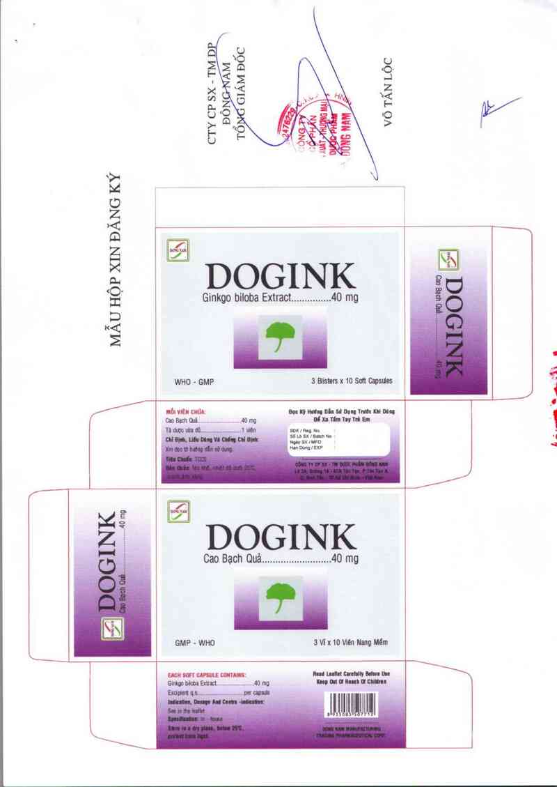 thông tin, cách dùng, giá thuốc Dogink 40 mg - ảnh 2