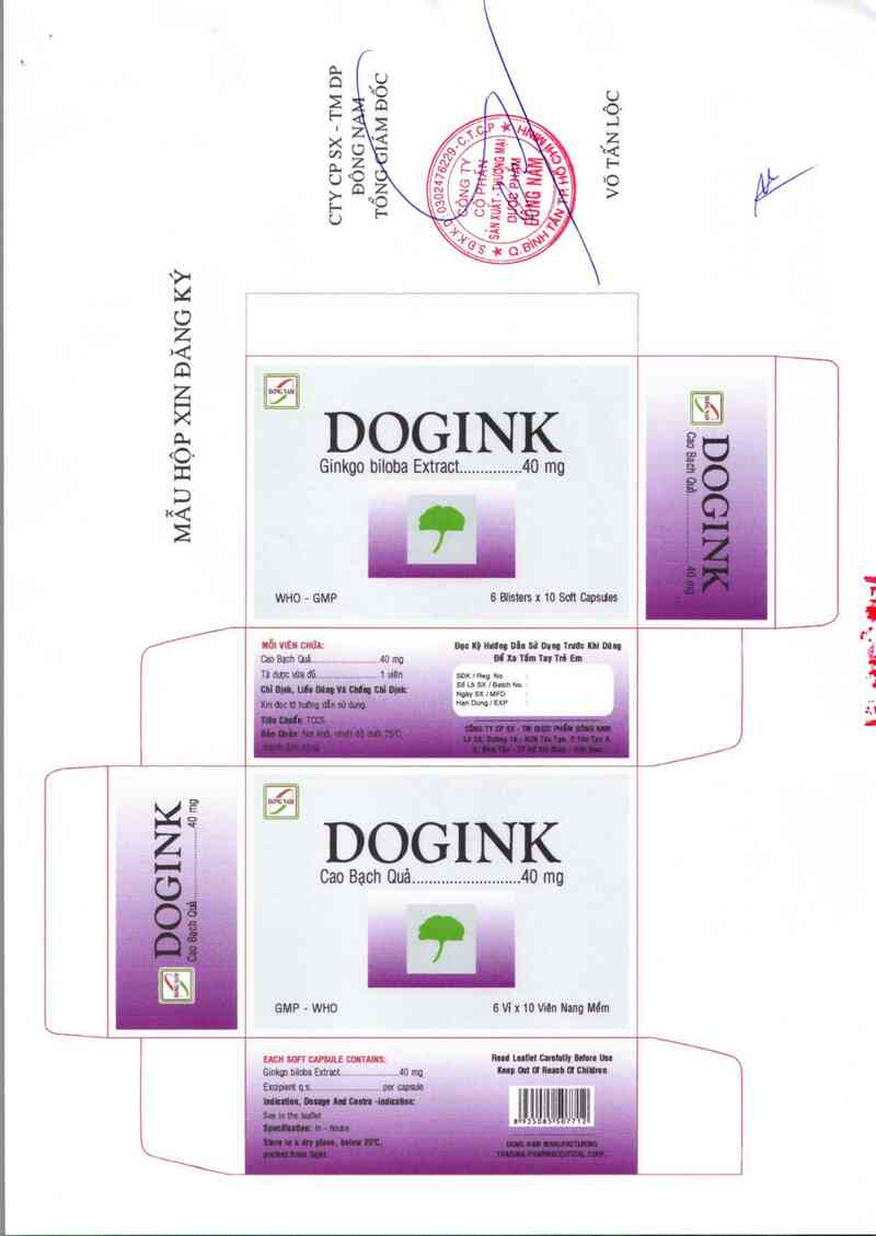 thông tin, cách dùng, giá thuốc Dogink 40 mg - ảnh 3