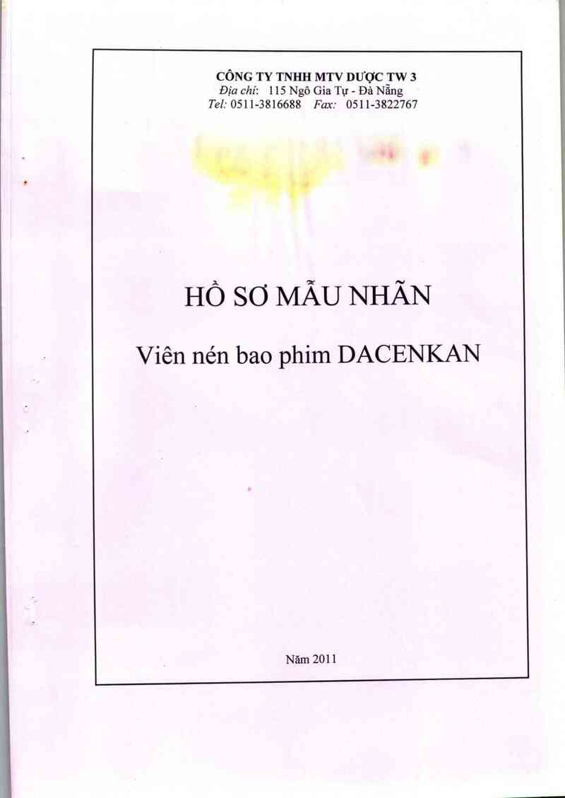 thông tin, cách dùng, giá thuốc Dacenkan - ảnh 0