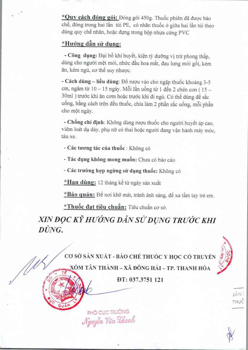 thông tin, cách dùng, giá thuốc Thập toàn đại bổ gia vị - ảnh 2