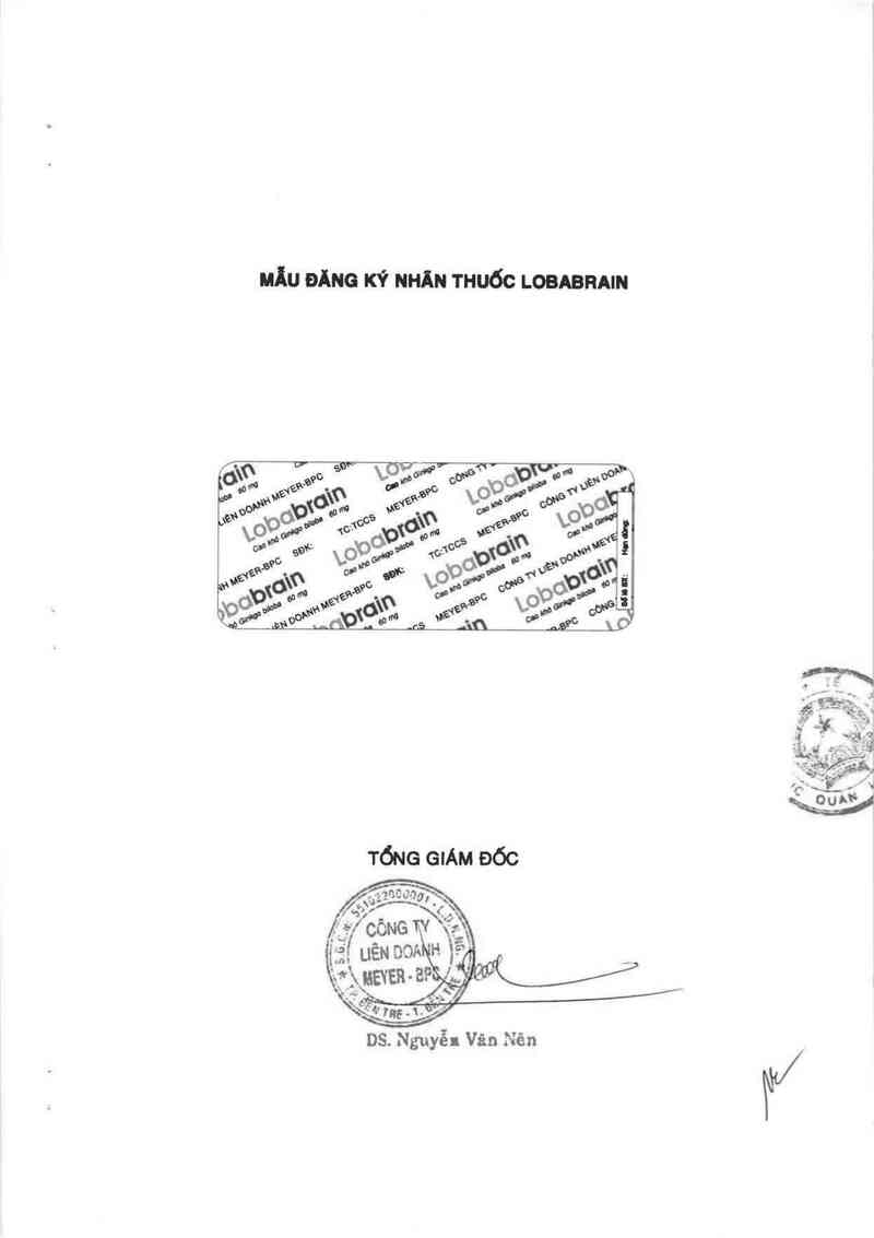 thông tin, cách dùng, giá thuốc Lobabrain - ảnh 2