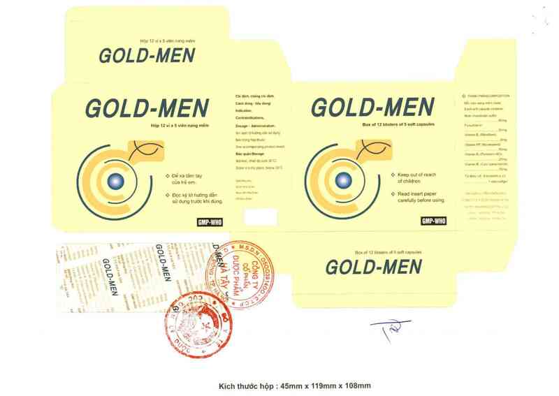 thông tin, cách dùng, giá thuốc Gold-Men - ảnh 0