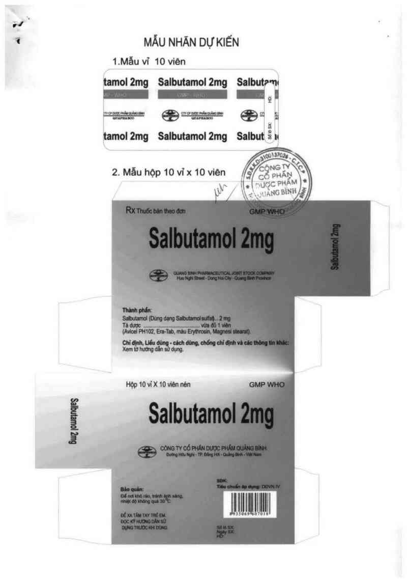 thông tin, cách dùng, giá thuốc Salbutamol 2mg - ảnh 0