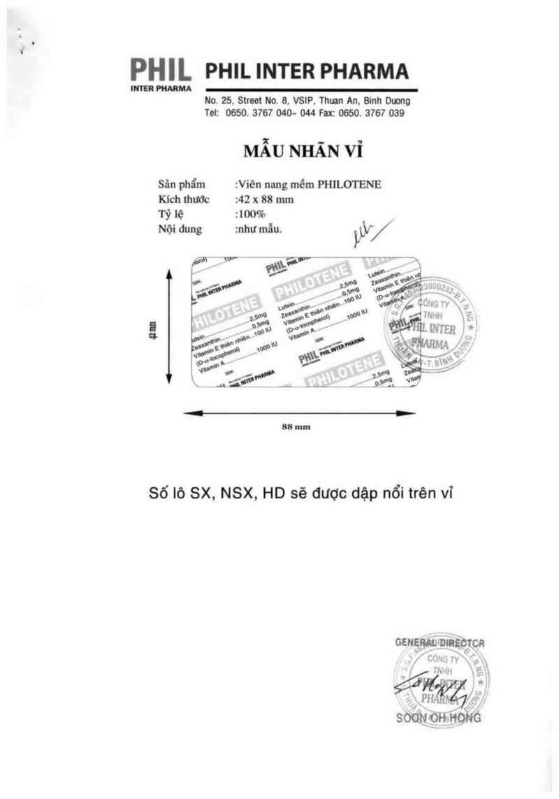 thông tin, cách dùng, giá thuốc Philotene - ảnh 3