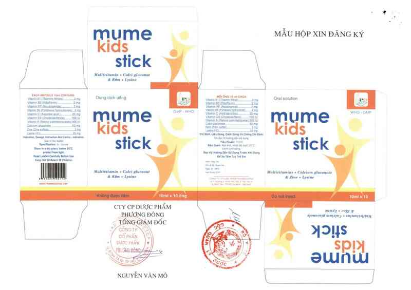 thông tin, cách dùng, giá thuốc Mumekids Stick 10 ml - ảnh 0