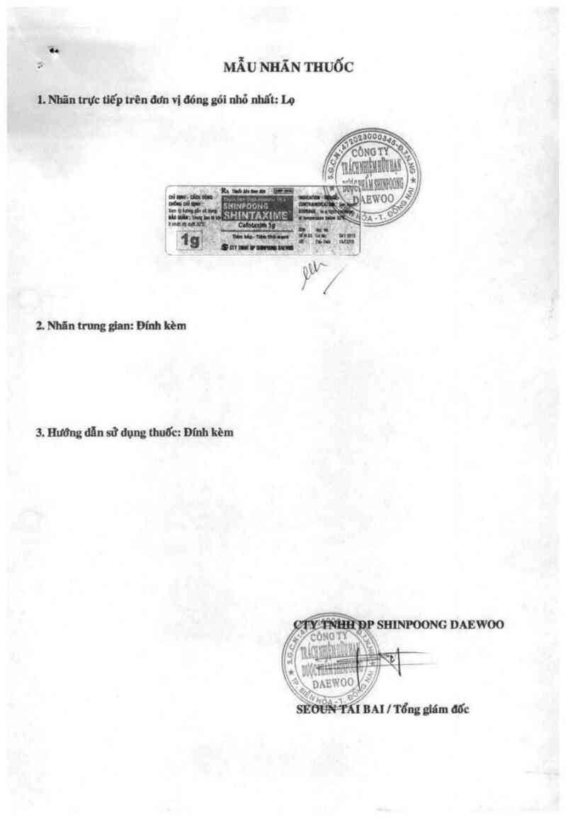 thông tin, cách dùng, giá thuốc Shinpoong Shintaxime - ảnh 0