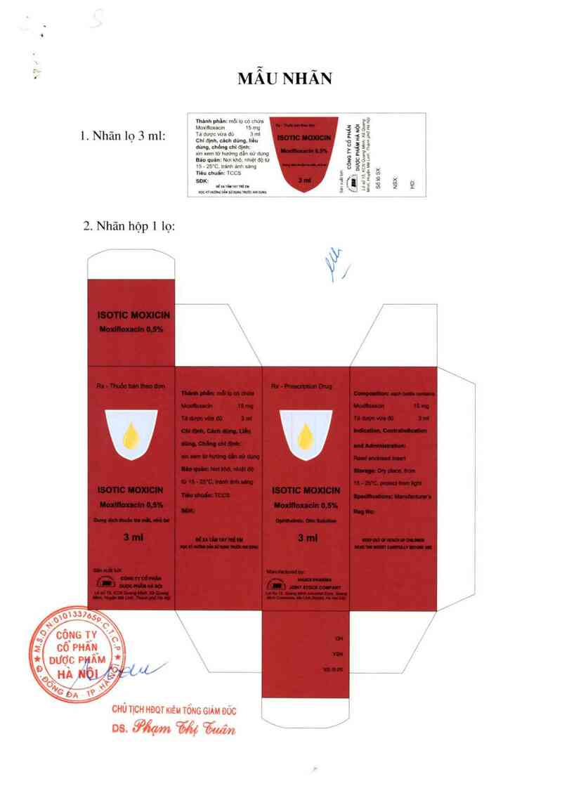 thông tin, cách dùng, giá thuốc Isotic Moxicin - ảnh 0