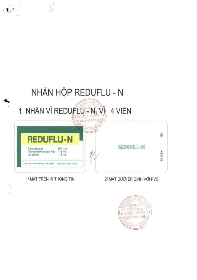 thông tin, cách dùng, giá thuốc Reduflu-N - ảnh 0