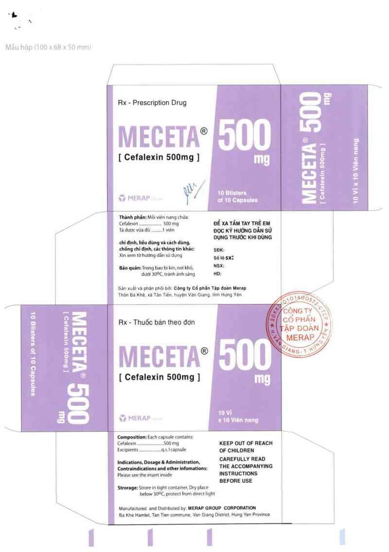 thông tin, cách dùng, giá thuốc Meceta 500 mg - ảnh 0