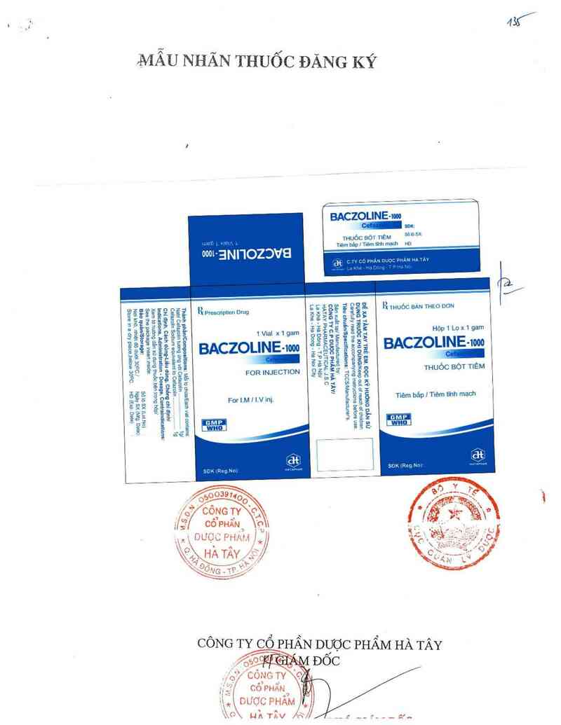 thông tin, cách dùng, giá thuốc Baczoline-1000 - ảnh 0