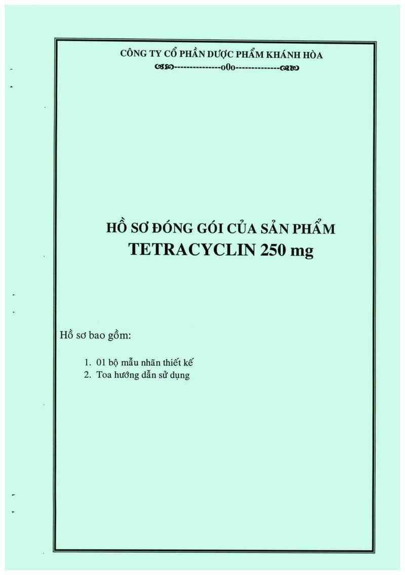 thông tin, cách dùng, giá thuốc Tetracyclin - ảnh 0