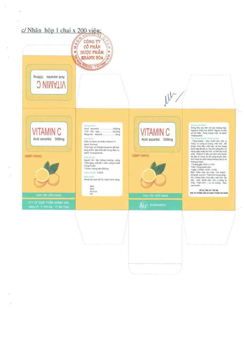 thông tin, cách dùng, giá thuốc Vitamin C - ảnh 3