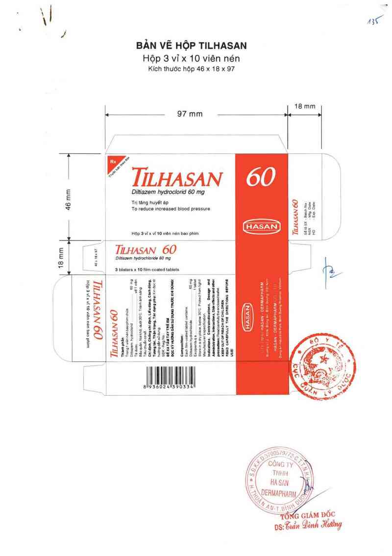 thông tin, cách dùng, giá thuốc Tilhasan 60 - ảnh 0