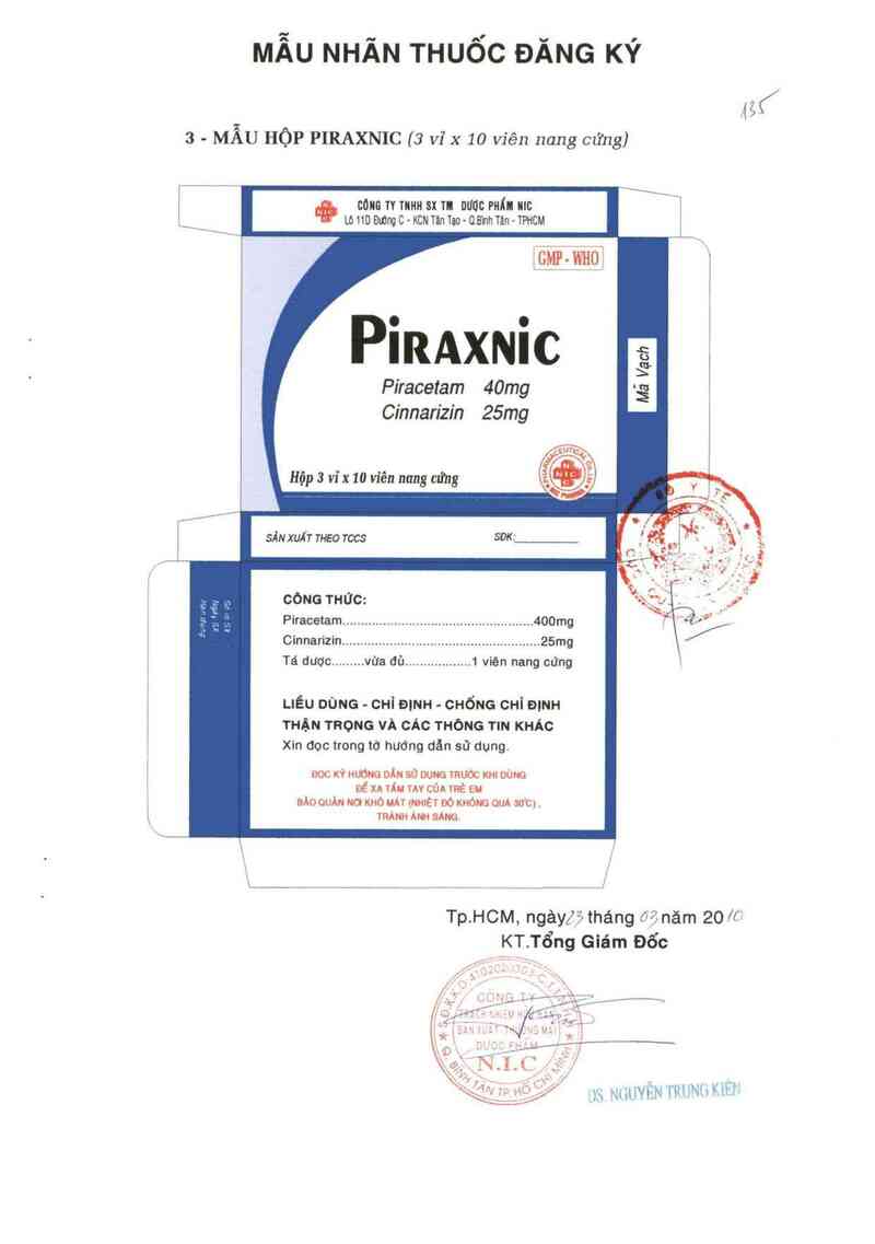 thông tin, cách dùng, giá thuốc Piraxnic - ảnh 2