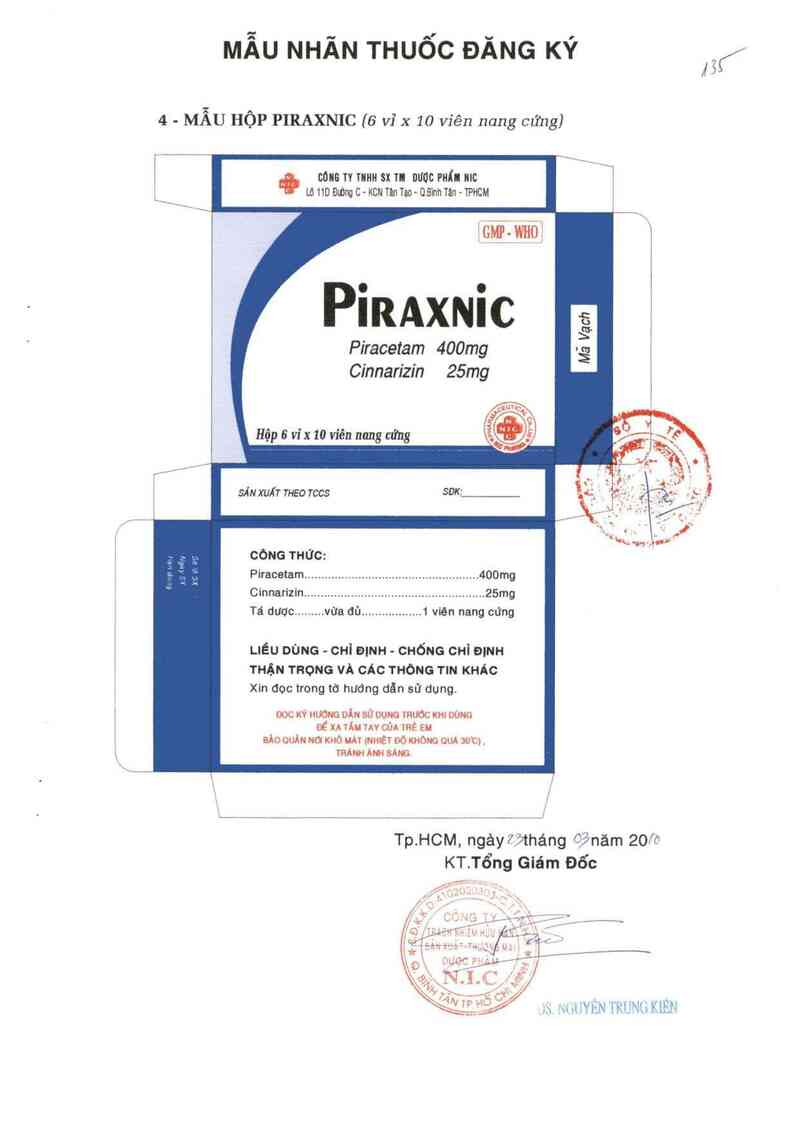 thông tin, cách dùng, giá thuốc Piraxnic - ảnh 3