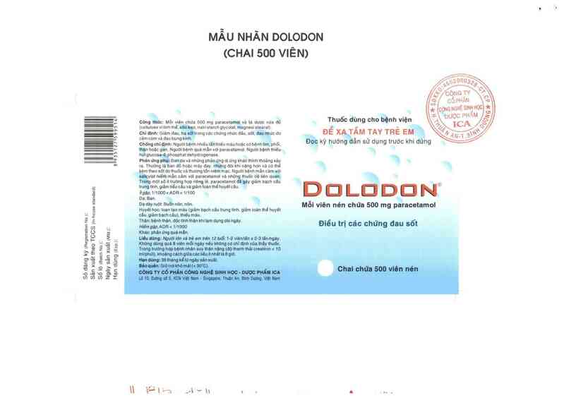 thông tin, cách dùng, giá thuốc Dolodon - ảnh 2