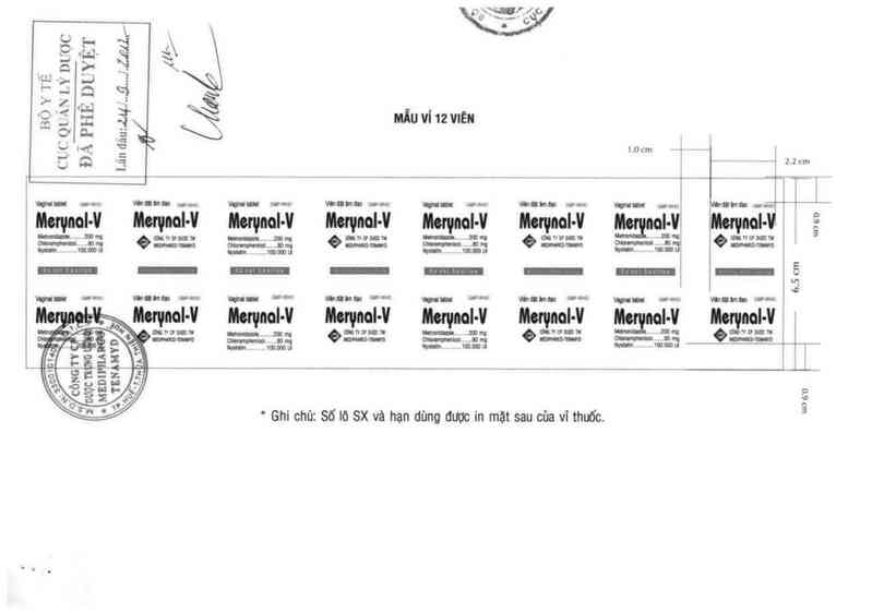 thông tin, cách dùng, giá thuốc Merynal-V - ảnh 0