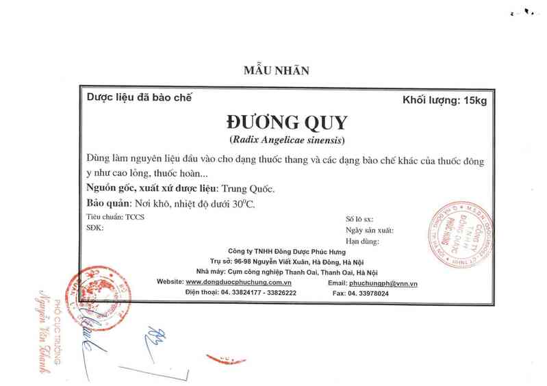 thông tin, cách dùng, giá thuốc Đương quy - ảnh 8