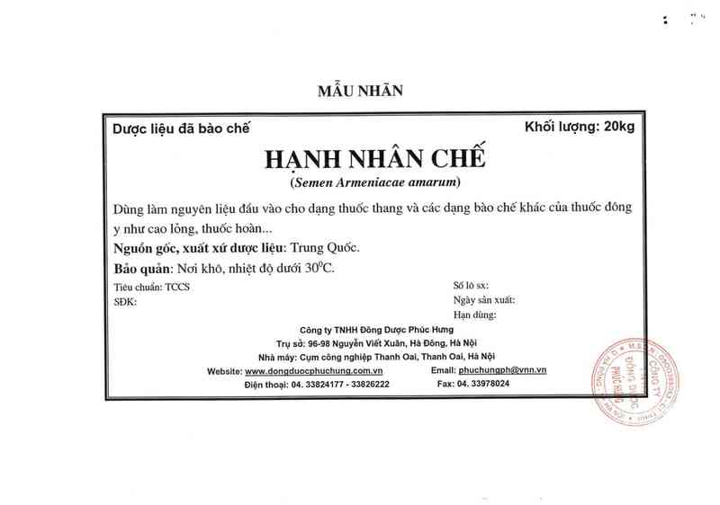 thông tin, cách dùng, giá thuốc Hạnh nhân chế - ảnh 16