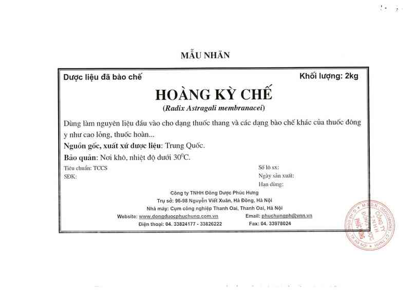 thông tin, cách dùng, giá thuốc Hoàng kỳ chế - ảnh 11