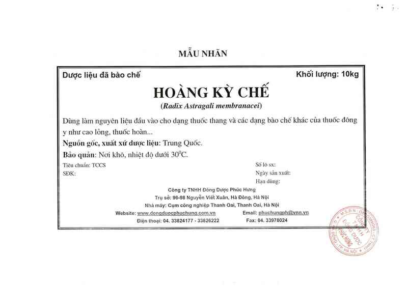 thông tin, cách dùng, giá thuốc Hoàng kỳ chế - ảnh 14