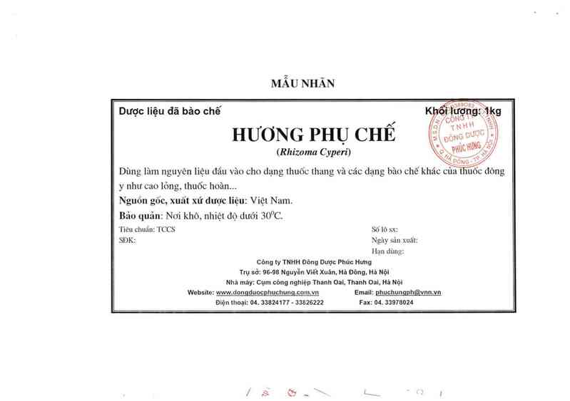 thông tin, cách dùng, giá thuốc Hương phụ chế - ảnh 10