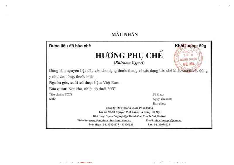 thông tin, cách dùng, giá thuốc Hương phụ chế - ảnh 6