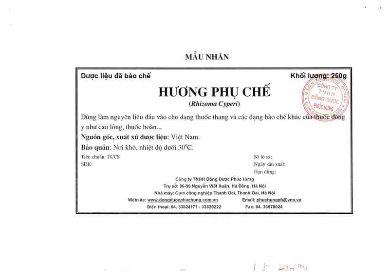 thông tin, cách dùng, giá thuốc Hương phụ chế - ảnh 8