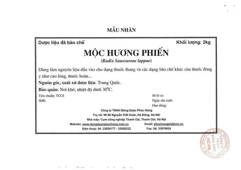 thông tin, cách dùng, giá thuốc Mộc hương phiến - ảnh 11
