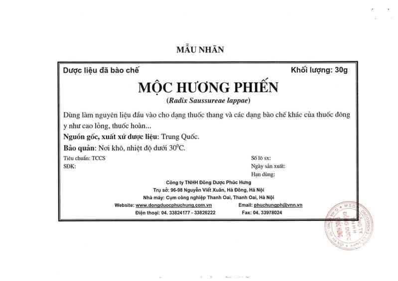 thông tin, cách dùng, giá thuốc Mộc hương phiến - ảnh 5