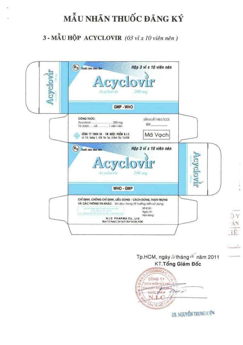 thông tin, cách dùng, giá thuốc Acyclovir 200 mg - ảnh 2