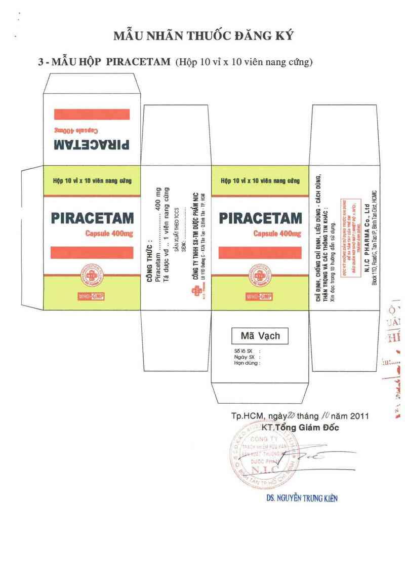 thông tin, cách dùng, giá thuốc Piracetam 400 mg - ảnh 2