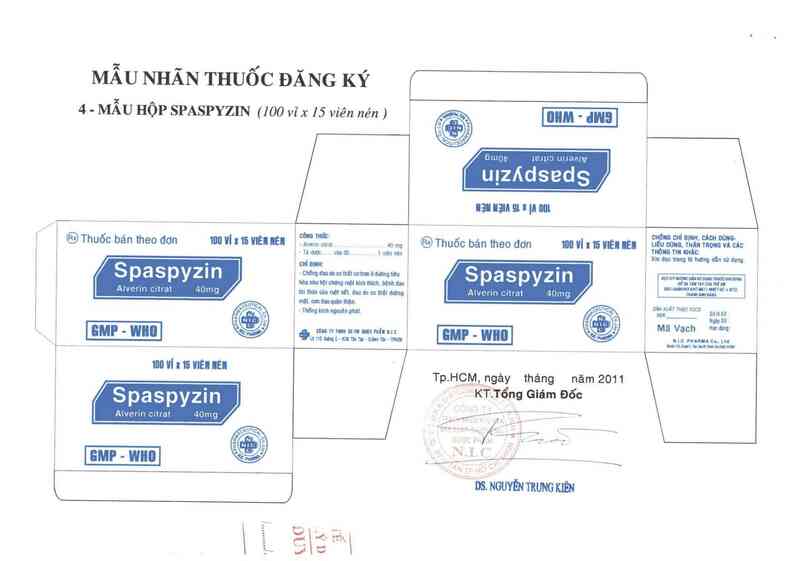 thông tin, cách dùng, giá thuốc Spaspyzin - ảnh 2