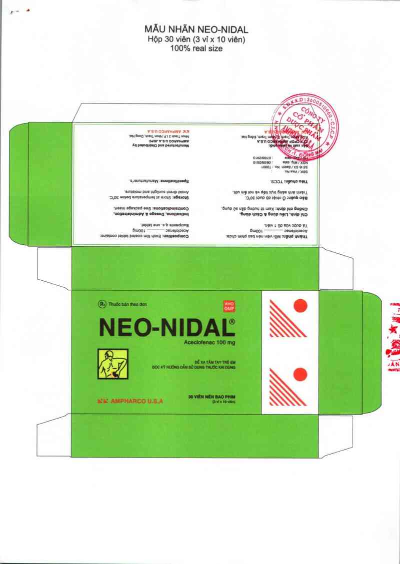 thông tin, cách dùng, giá thuốc Neo-Nidal - ảnh 1