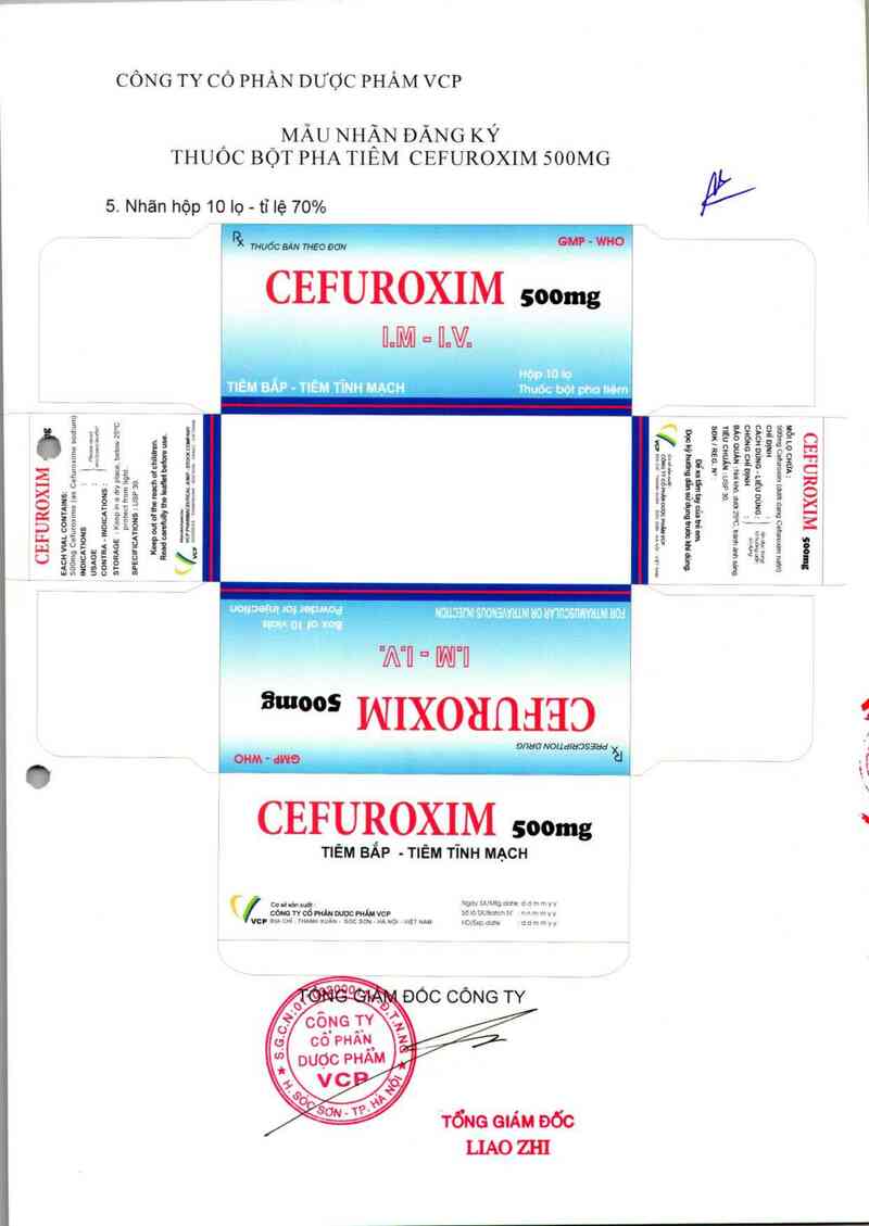 thông tin, cách dùng, giá thuốc Cefuroxim 500 mg - ảnh 1