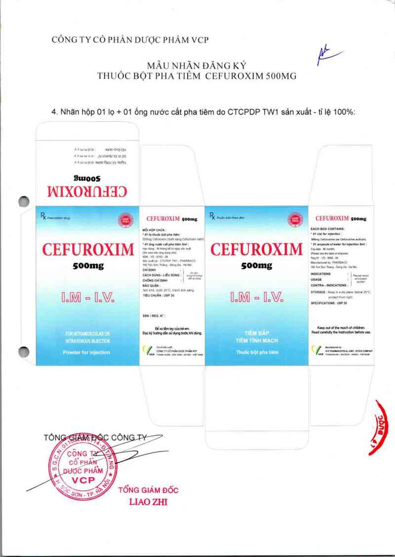 thông tin, cách dùng, giá thuốc Cefuroxim 500 mg - ảnh 3