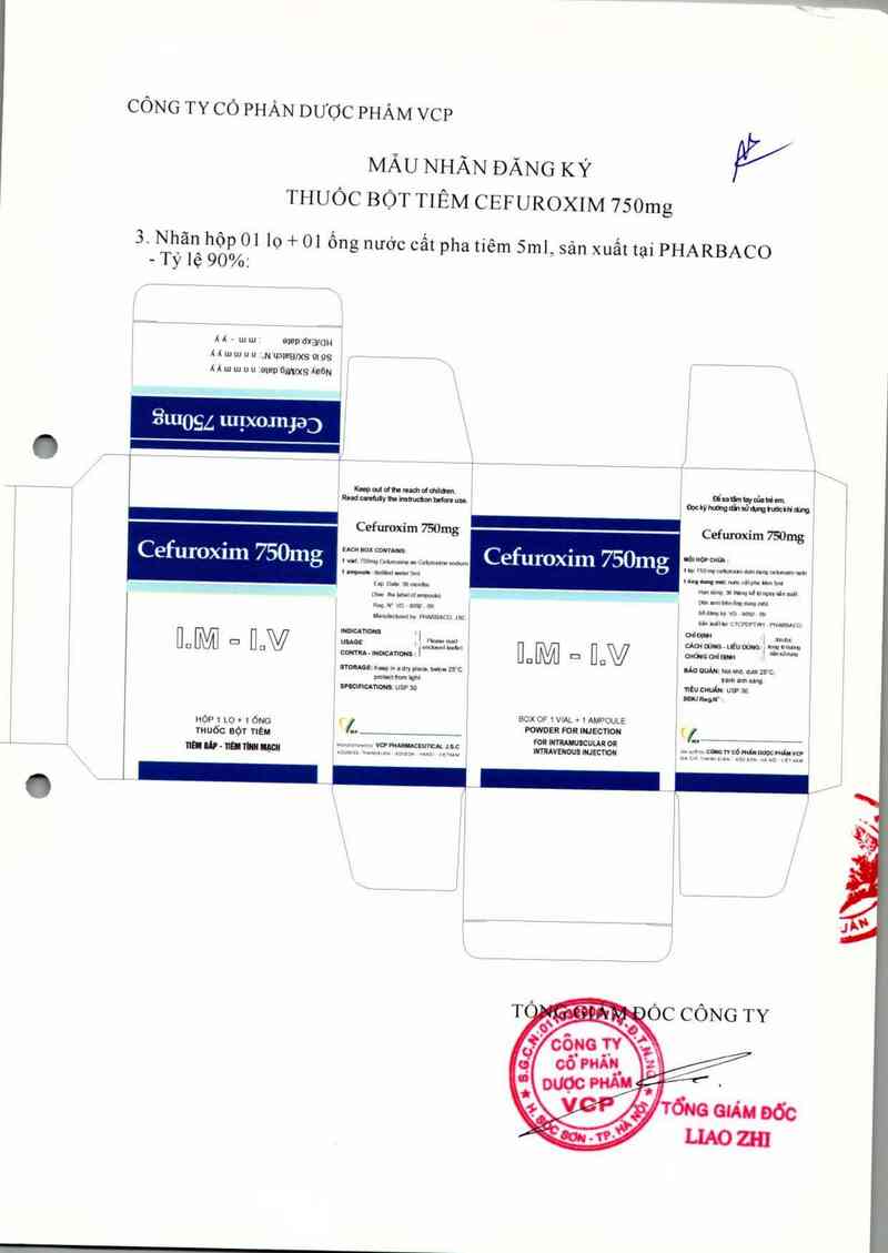 thông tin, cách dùng, giá thuốc Cefuroxim 750mg - ảnh 2