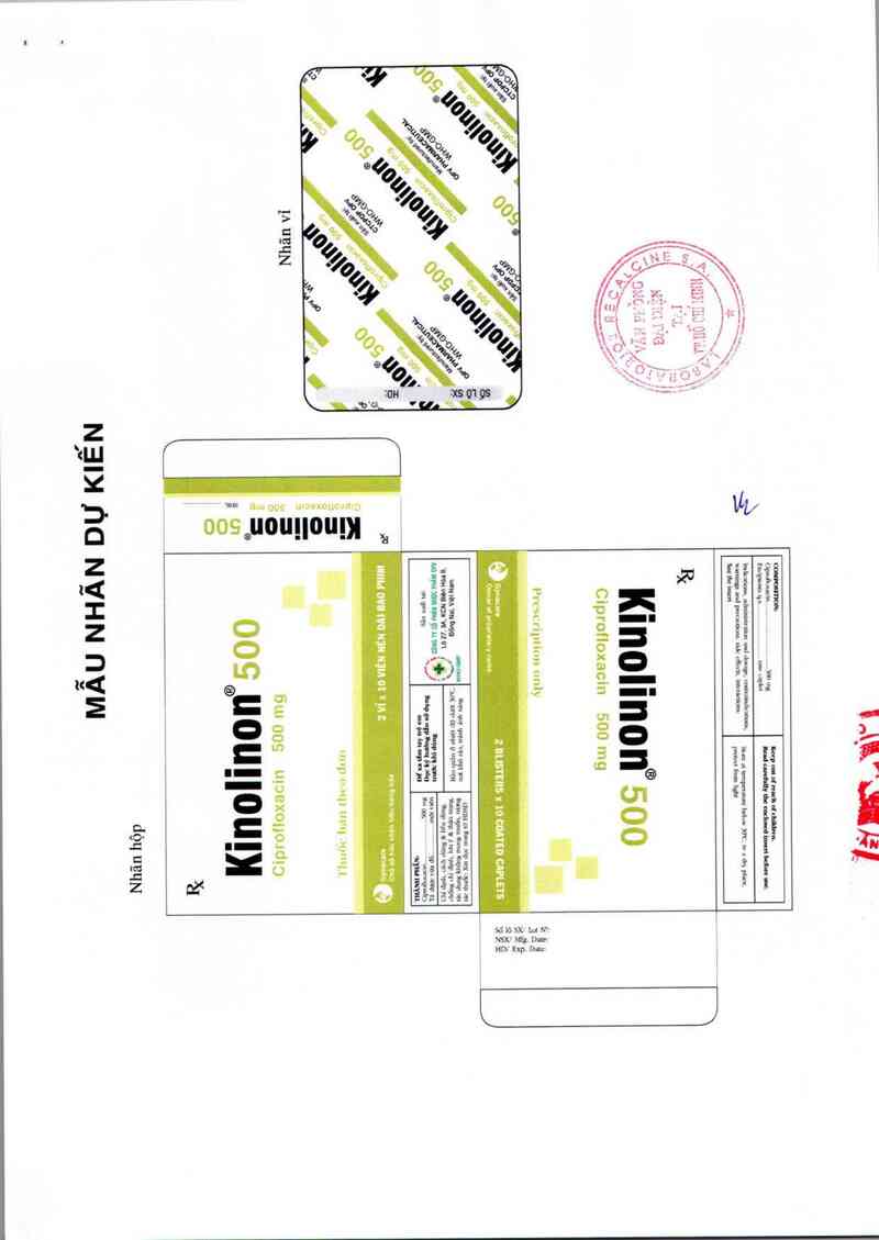 thông tin, cách dùng, giá thuốc Kinolinon 500mg - ảnh 1