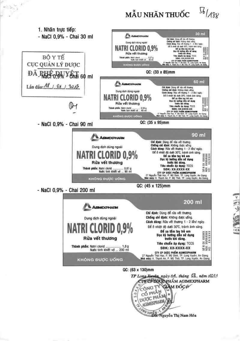 thông tin, cách dùng, giá thuốc Natri clorid 0,9% - ảnh 0