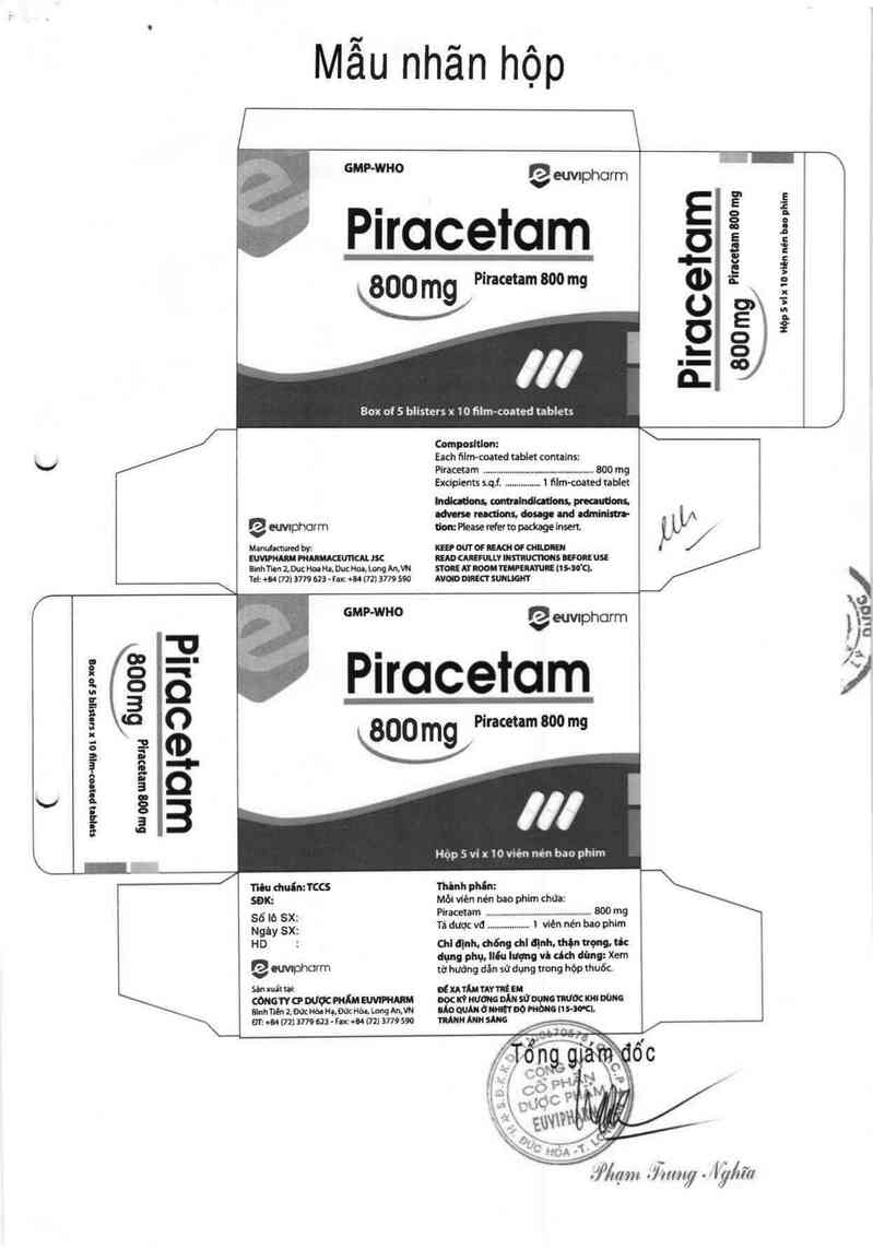 thông tin, cách dùng, giá thuốc Piracetam 800 mg - ảnh 2